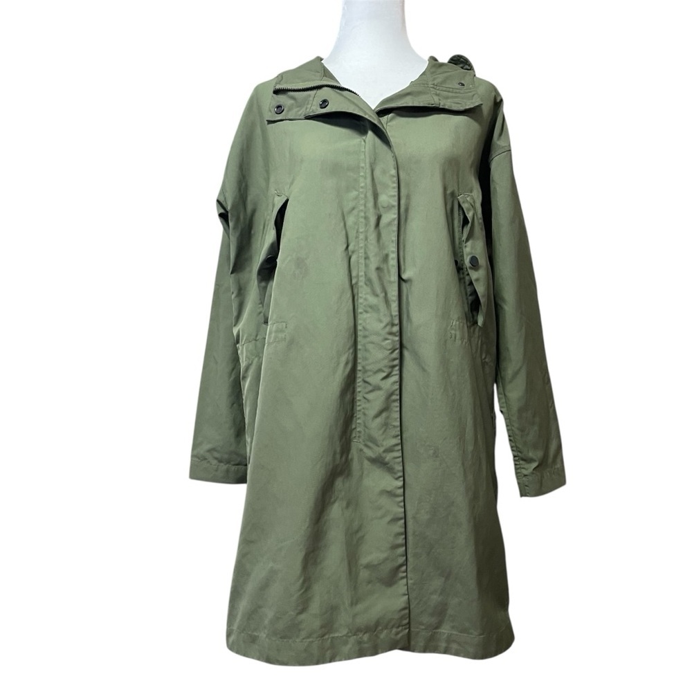 Everlane Olive Green Anorak Jacket US S - Picture 2 of 8